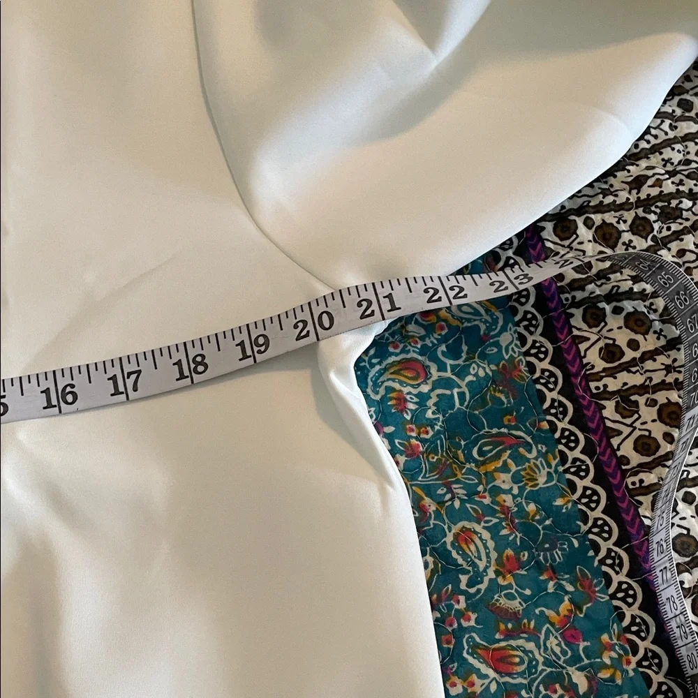 re:named White Sweater with Blue and Purple Stripes